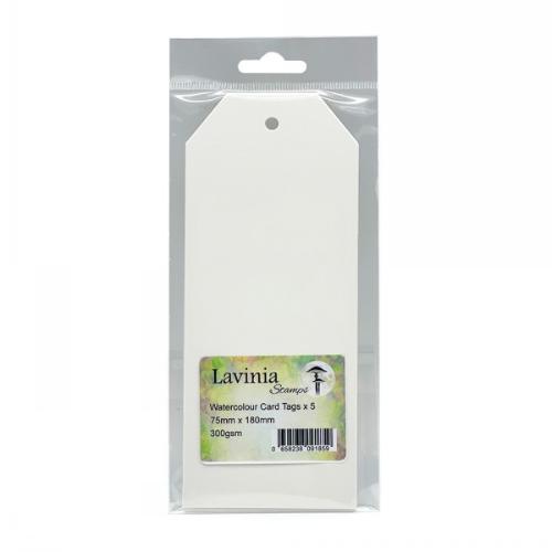 Lavinia Stamps - Watercolour Card Tags - 75mm x 180mm