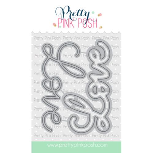 Pretty Pink Posh - Large Love Shadow Die