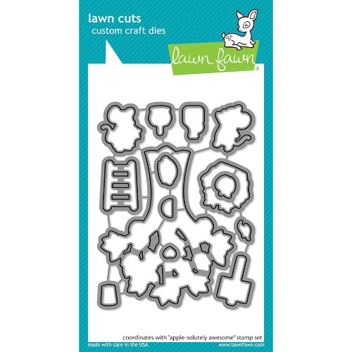 Lawn Fawn - Lawn Cuts - Apple-solutely Awesome Dies