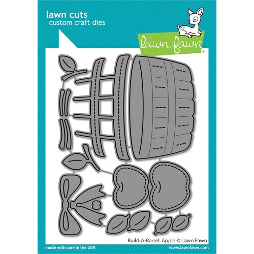 Lawn Fawn - Lawn Cuts - Build-A-Barrel: Apple Dies