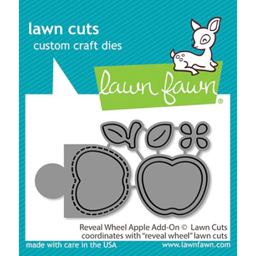 Lawn Fawn - Lawn Cuts - Reveal Wheel Apple Add-On Dies
