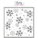 Pretty Pink Posh - Layered Snowflakes Stencils (3 Pack)