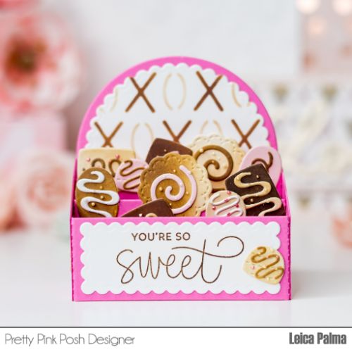 Pretty Pink Posh - Layered Chocolates Stencil (3Lyr)