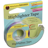 Lee Products Removeable Highlighter Tape .5"X720" Yellow