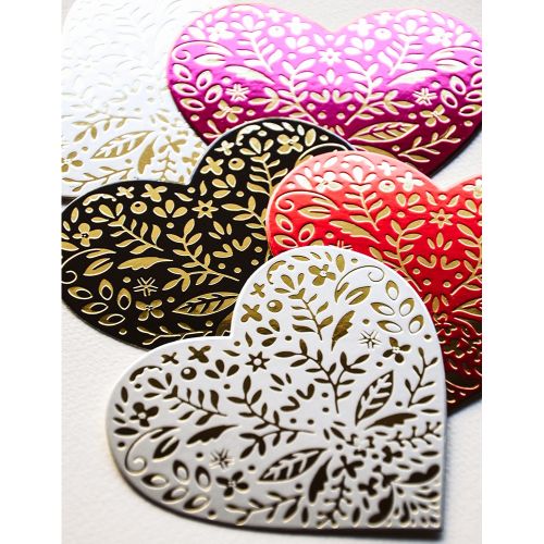 Memory Box - Blissful Heart Hot Foil Plate¬†