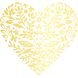 Memory Box - Blissful Heart Hot Foil Plate¬†