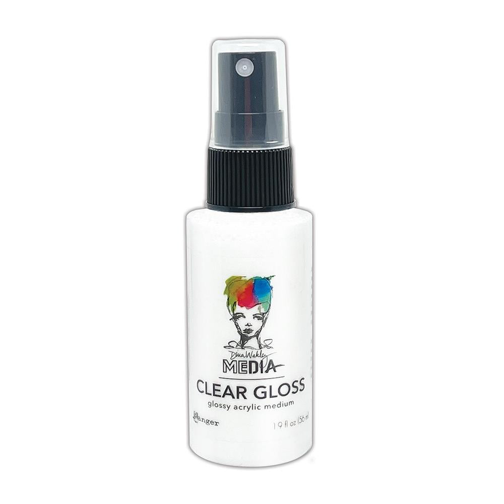 Dina Wakley Media Gloss Sprays 2oz Clear