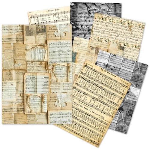 Ciao Bella Music Sheet A5 Tissue Paper Set (24pcs) (ME002)