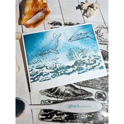 Gina K designs - BUNDLE- Serene Seascapes - Postage as per Actual