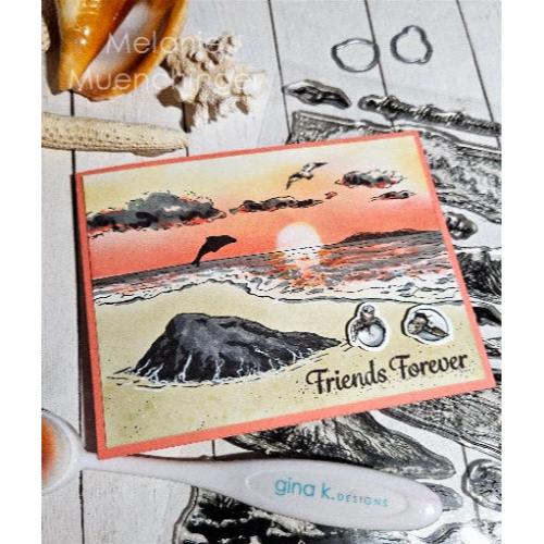 Gina K designs - BUNDLE- Serene Seascapes - Postage as per Actual