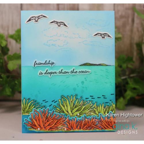 Gina K designs - BUNDLE- Serene Seascapes - Postage as per Actual