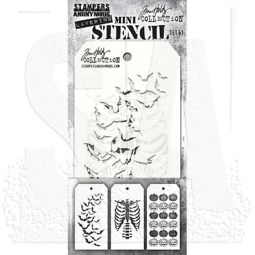 Tim Holtz Mini Layering Stencil Set #61