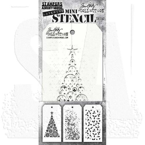 Tim Holtz Mini Layering Stencil Set #62