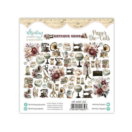 Mintay - Paper Die-Cuts - Antique Shop, 60 pcs