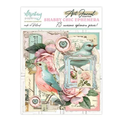 Mintay Art Journal Ephemera Pack Shabby Chic (73pcs) (MT-ART-C02)