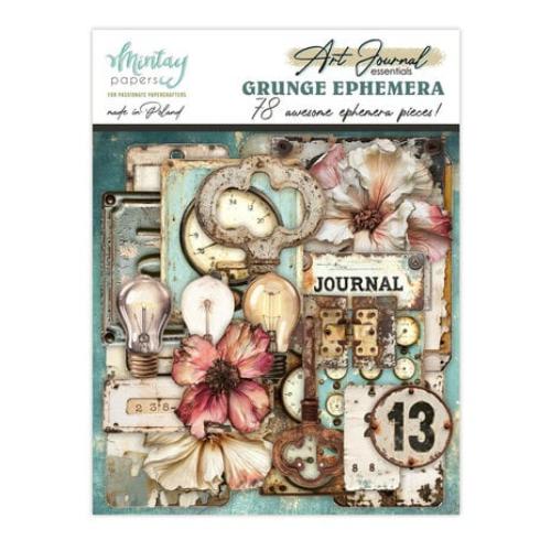 Mintay Art Journal Ephemera Pack Grunge (78pcs) (MT-ART-C04)