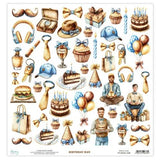 Mintay Basic 12x12 Inch Elements Birthday Man (MT-BASIC-A08) - Postage as per actual