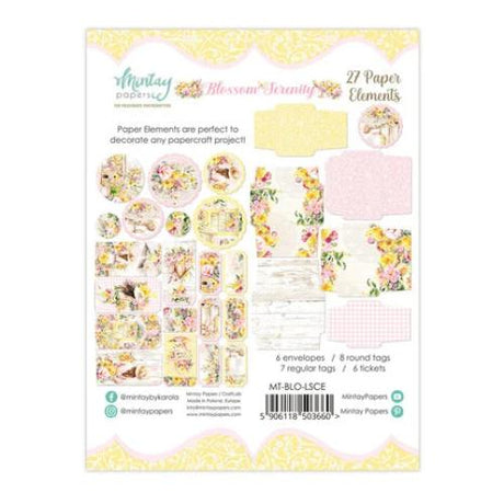 Mintay - Paper Die-Cuts - Blossom Serenity, 60 pcs