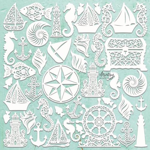 Mintay Chippies - Decor - Seashore Filigree - Postage as per Actual