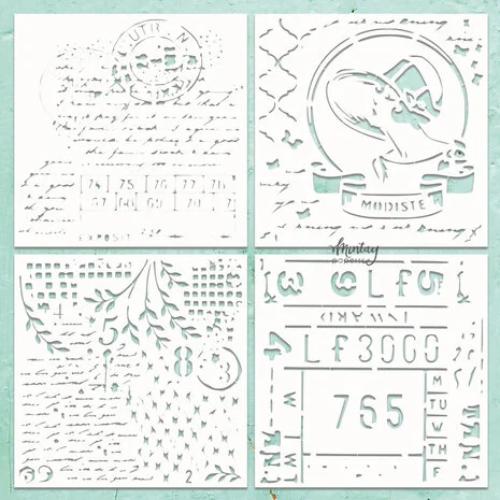 Mintay Chippies Decor 12x12 Inch Patterns 3 (MT-CHIP2-D106) - Postage as per Actual