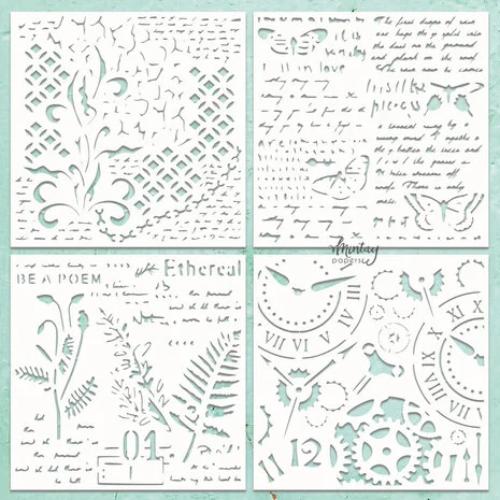 Mintay Chippies Decor 12x12 Inch Patterns 4 (MT-CHIP2-D107) - Postage as per Actual