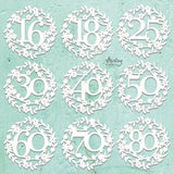 Mintay Chippies Decor 12x12 Inch Jubilee Numbers (MT-CHIP2-D112) - Postage as per Actual