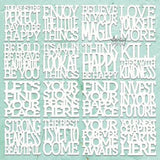 Mintay Chippies Decor 12x12 Inch Motivational Words (MT-CHIP2-D113) - Postage as per Actual