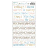 Mintay Cottage Heart 6x12 Inch Paper Stickers Words (MT-COH-13) - Postage as per Actual