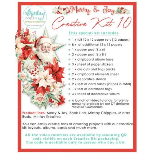 Mintay Creative Kit Merry & Joy (MT-KIT-10) - Postage as per Actual