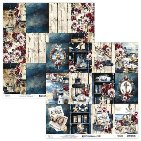 Mintay - 8 x 8 Paper Pad - Lighthouse