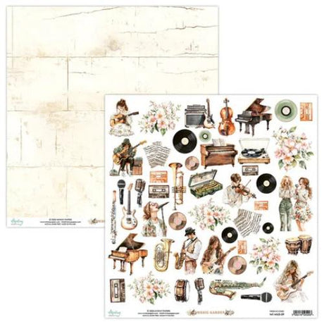 Mintay - 12 x 12 Paper Set - Music Garden - Postage as per Actual