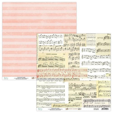 Mintay - 8 x 8 Paper Pad - Music Garden