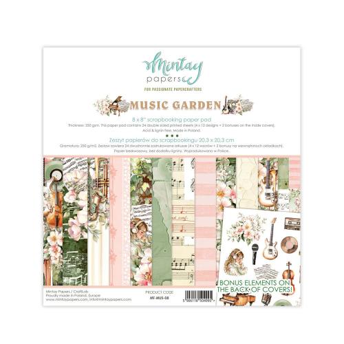 Mintay - 8 x 8 Paper Pad - Music Garden