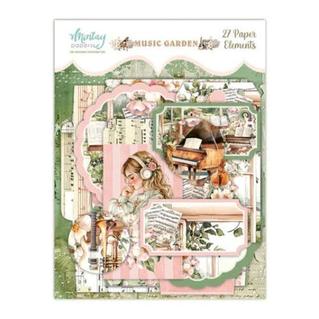 Mintay - Paper Die-Cuts - Music Garden, 60 pcs
