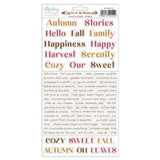 Mintay Rust & Rose 6x12 Inch Paper Stickers Words (MT-RAR-13) - Postage as per actual