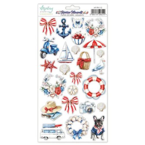 Mintay Riviera Moments 6x12 Inch Paper Stickers Elements (MT-RIV-12) - Postage as per actual