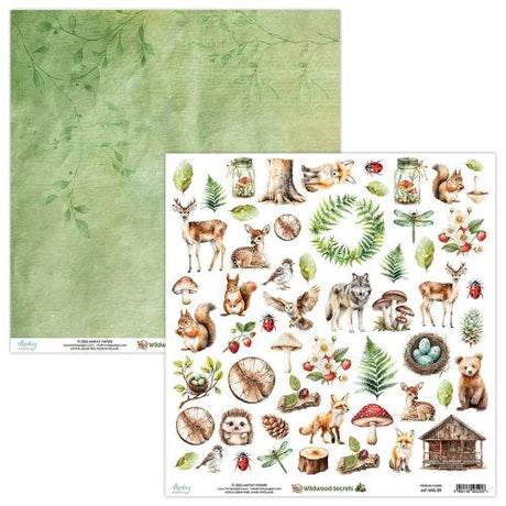 Mintay - 12 x 12 Paper Set - Wildwood Secrets - Postage as per Actual