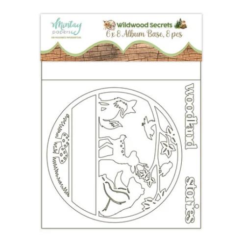 6 x 8 Chipboard Album - Wildwood Secrets - Postage as per Actual