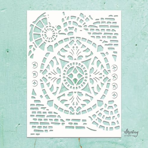 Mintay Kreativa - 6 x 8 Stencil - Ornaments