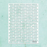 Mintay Kreativa - 6 x 8 Stencil - Brick Wall