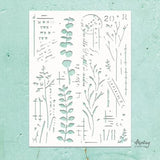 Mintay Kreativa Stencil 6x8 Inch Mixed 9 (MTK-STEN-58)