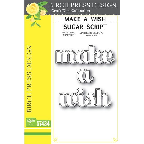 Birch Press - Make a Wish Sugar Script