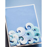 Memory Box - Curling Waves 3D Embossing Folder and Matching Dies