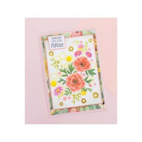 Crafter's Companion Flora & Fauna 3D Embossing Folder 5x7 Inch Sweet Flora (NG-FF-3D-EF5-SWFL)