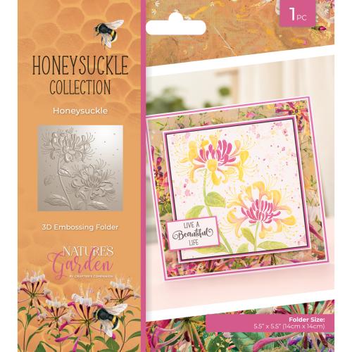 Crafter's Companion Honeysuckle 3D Embossing Folder Honeysuckle