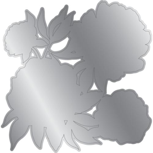 Crafter's Companion Midnight Floral 3D Embossing Folder & Metal Die Rose Blooms (NG-MF-3DEF5.5-MD-RBLO)