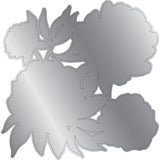 Crafter's Companion Midnight Floral 3D Embossing Folder & Metal Die Rose Blooms (NG-MF-3DEF5.5-MD-RBLO)