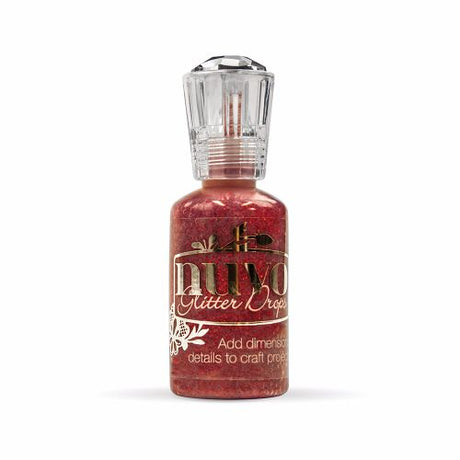 Nuvo Glitter Drops 1.1oz Ruby Slipper - Krafters Cart