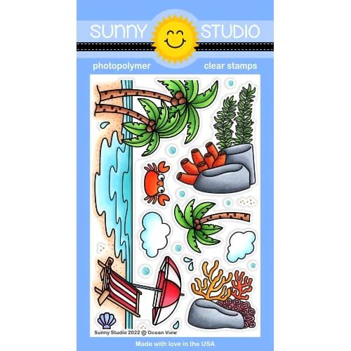 Sunny Studios - Ocean View Stamps