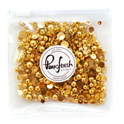 Pinkfresh Studio - Metallic Pearls: Gold